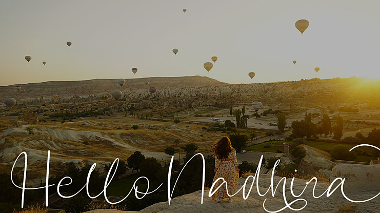 Hello Nadhira Font