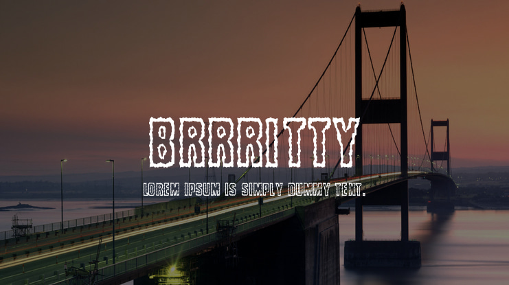 Brrritty Font