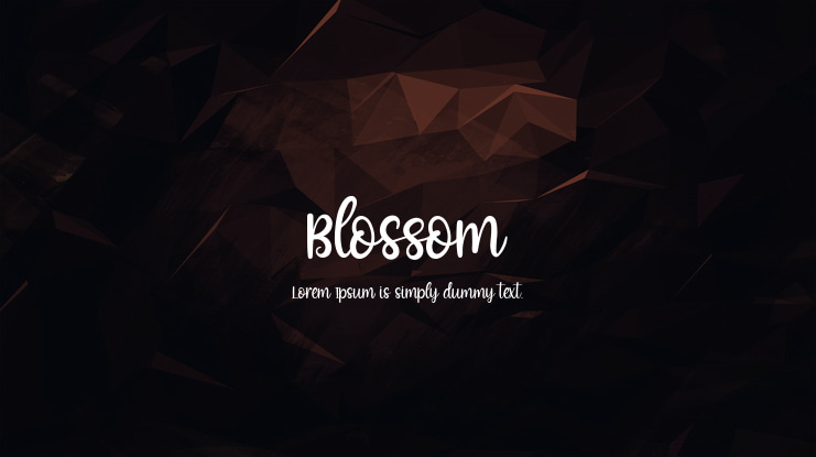 Blossom Font Family