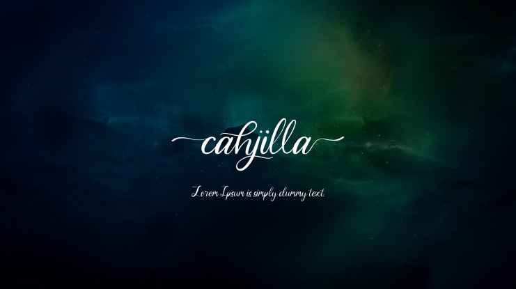 cahjilla Font