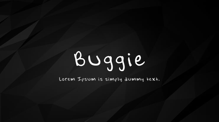 Buggie Font