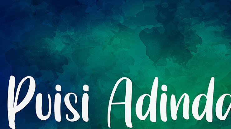 Puisi Adinda Font