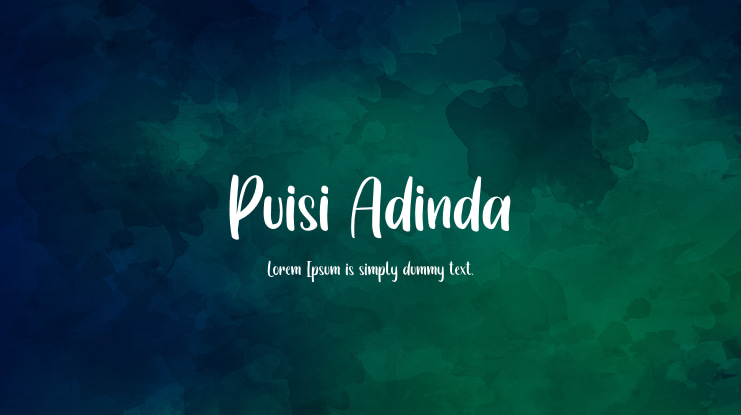 Puisi Adinda Font