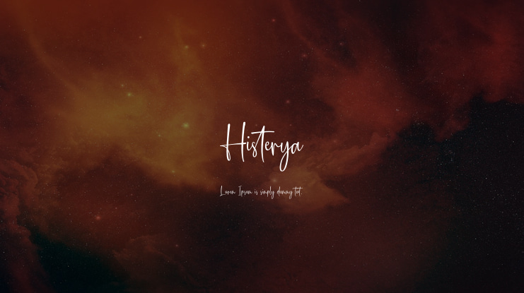 Histerya Font