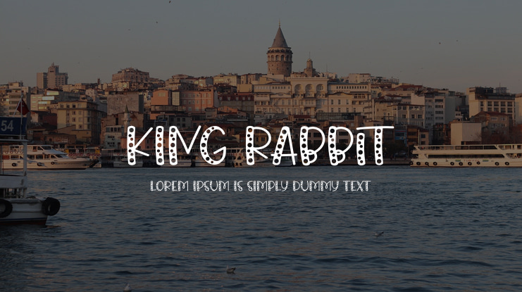 King Rabbit Font
