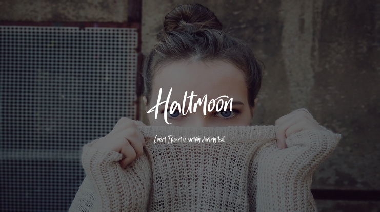 Haltmoon Font