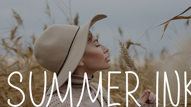 Summer Ink Font