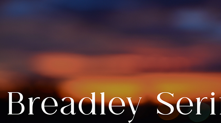 Breadley Serif Font