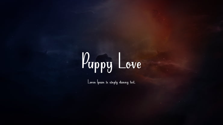 Puppy Love Font