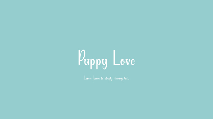 Puppy Love Font