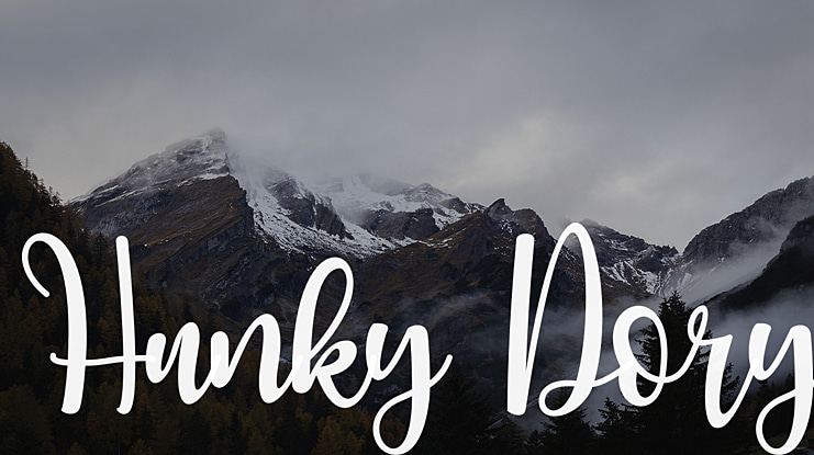 Hunky Dory Font