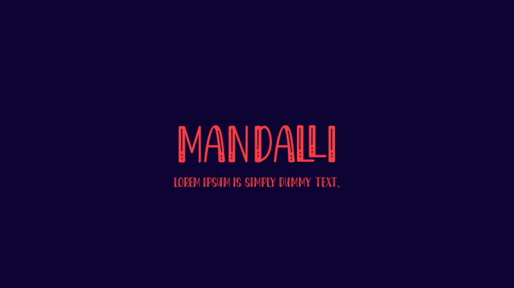 Mandalli Font