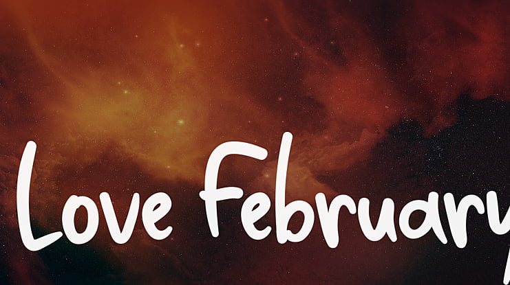 Love February Font