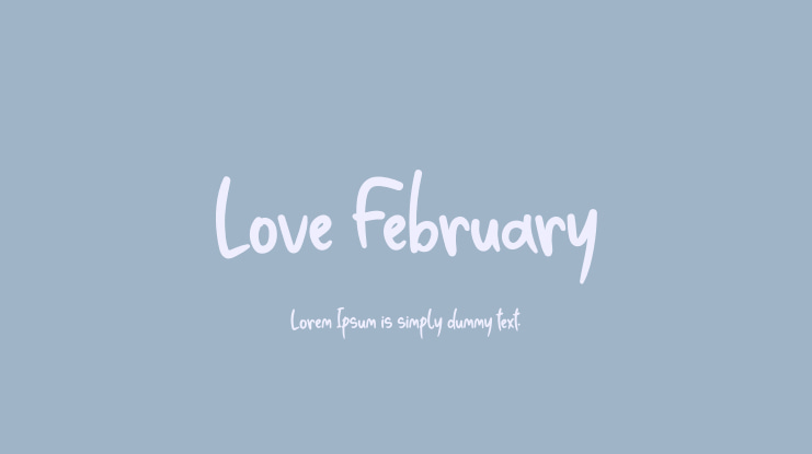 Love February Font