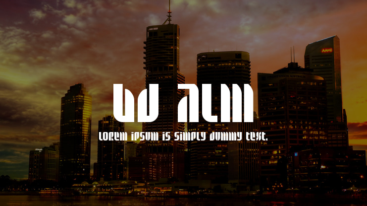 BD Alm Font
