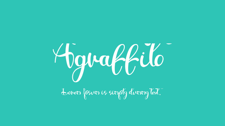 Agraffito Font