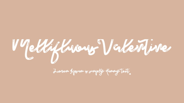 Mellifluous Valentine Font