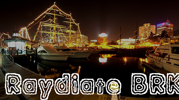 Raydiate BRK Font