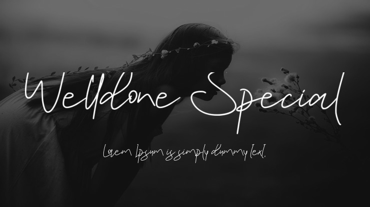 Welldone Special Font Family