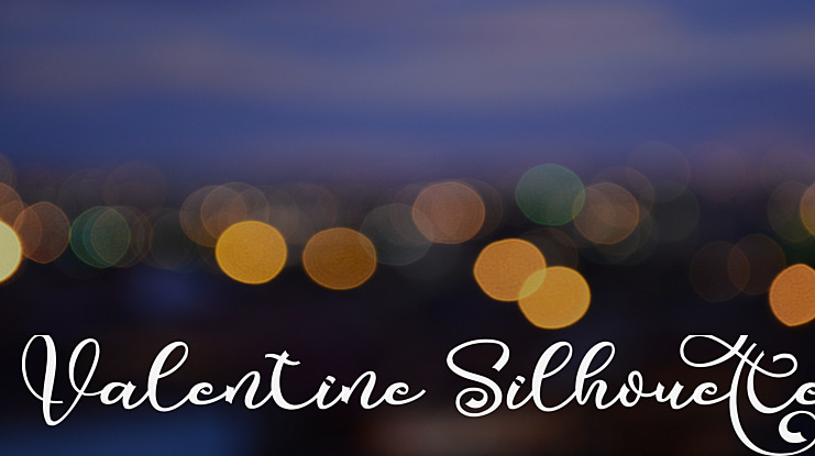 Valentine Silhouette Font Family