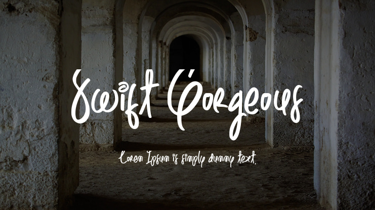Swift Gorgeous Font Family