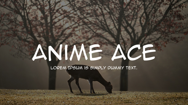 Anime Ace Font Family