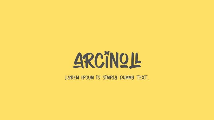 Arcinoll Font