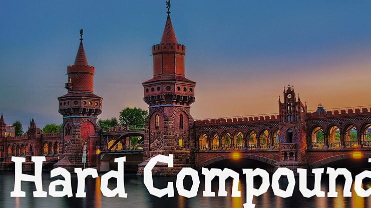 Hard Compound Font