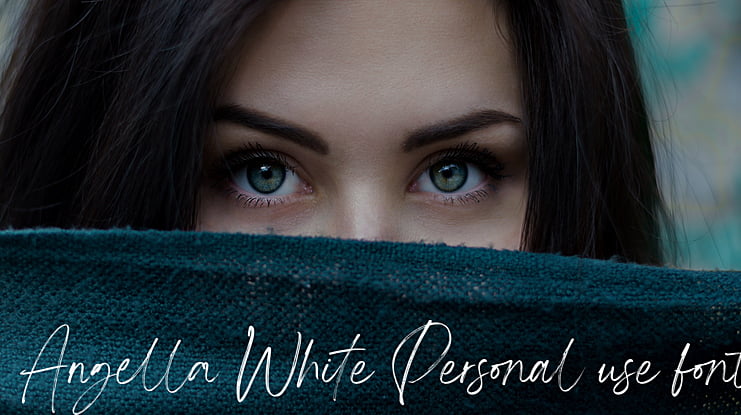 Angella White Personal use font