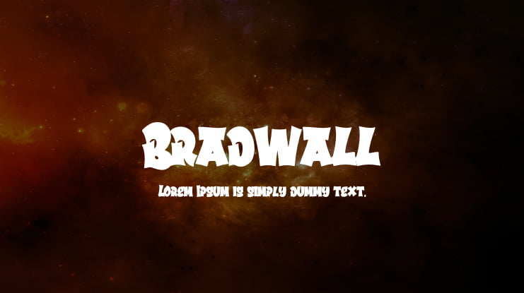 Bradwall Font