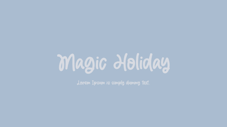 Magic Holiday Font