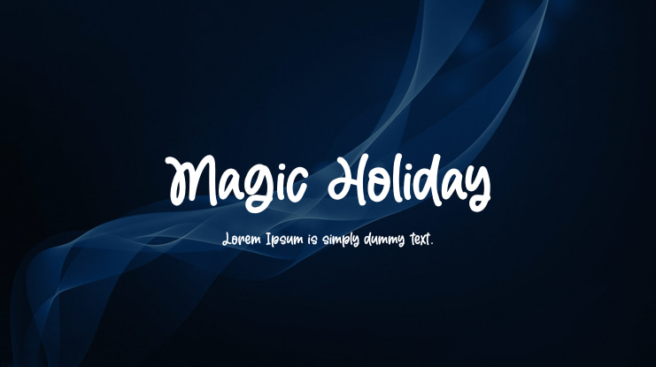 Magic Holiday Font