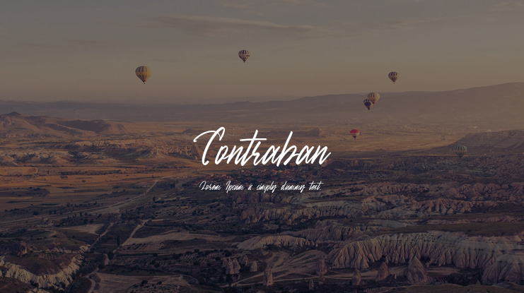 Contraban Font