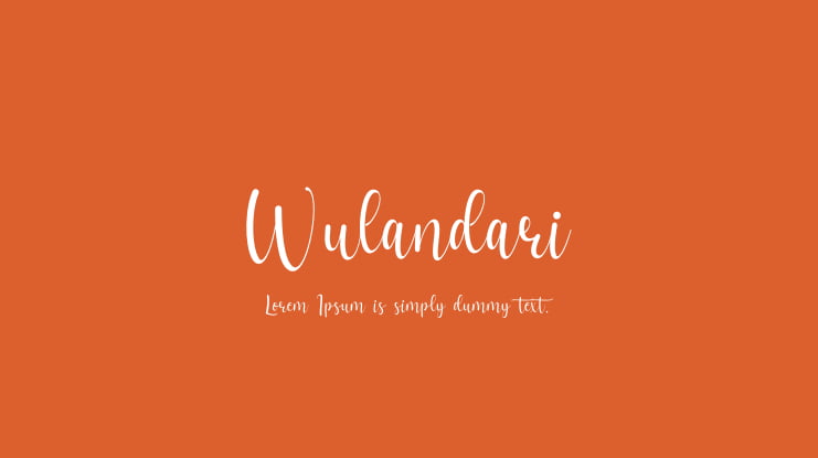 Wulandari Font