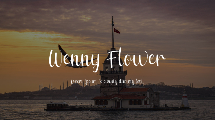Wenny Flower Font