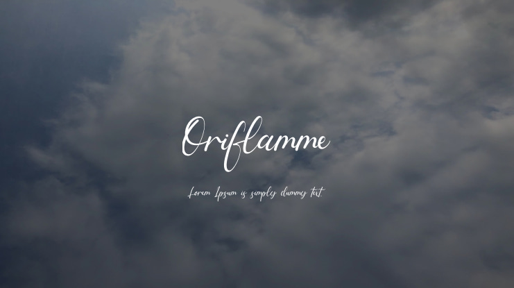 Oriflamme Font