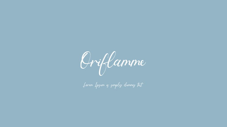 Oriflamme Font