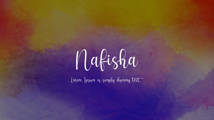 Nafisha Font