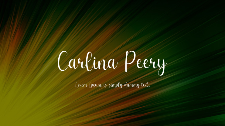 Carlina Peery Font