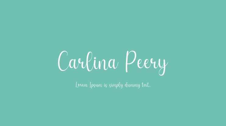 Carlina Peery Font
