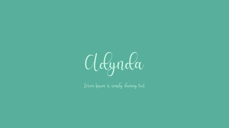 Adynda Font
