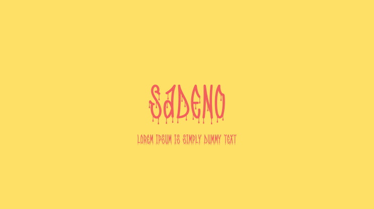 Sadeno Font
