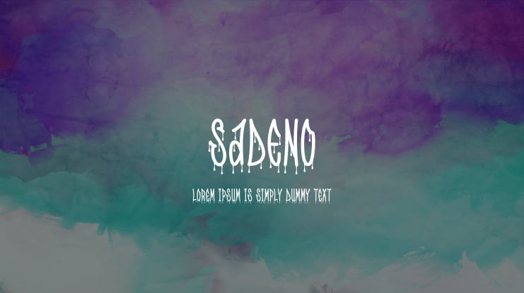 Sadeno Font