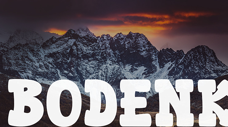 Bodenk Font