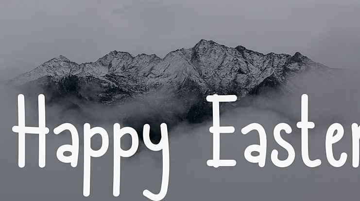 Happy Easter Font