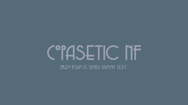 Copasetic NF Font Family