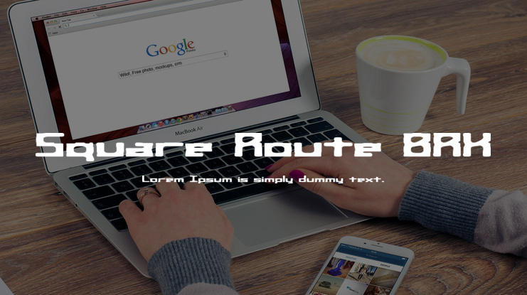 Square Route BRK Font