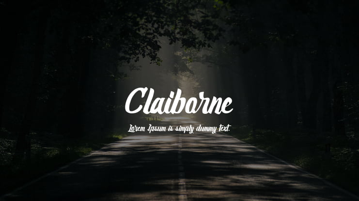 Claiborne Font