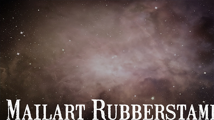 Mailart Rubberstamp Font