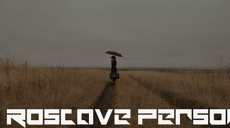 Rostave Personal Use Font